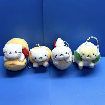 당시의 물건 San-X 냥냥냥코 봉제 인형 4개 헤이세이 레트로