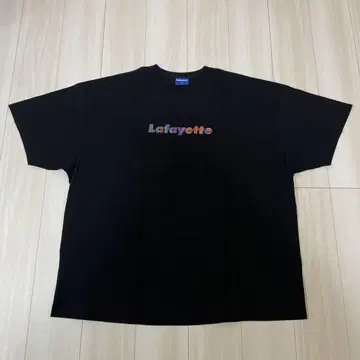 Lafayette 블랙 로고 티셔츠