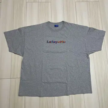 Lafayette 컬러풀 로고 티셔츠 4XL 그레이