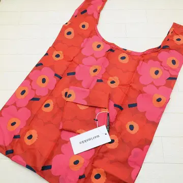 Marimekko 마리메꼬 에코백 우니코 레드/핑크