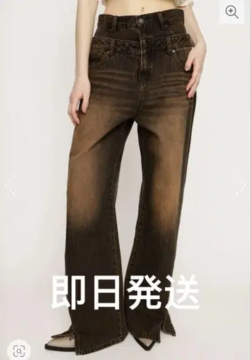 SLY LAYERED STRAIGHT 팬츠 사이즈 2