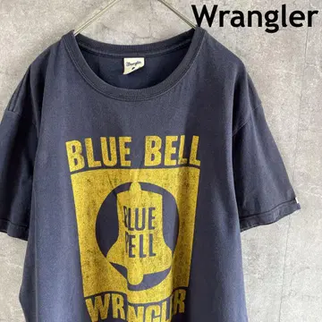 Wrangler BLUE BELL 티셔츠 반팔 남성용 L 사이즈 네이비