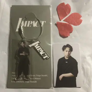 IMPACT 무대 오리지널 키링 포토 카드 가로 하라 유키