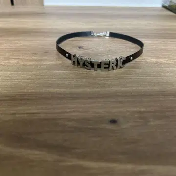HYSTERIC 로고 블랙 초커