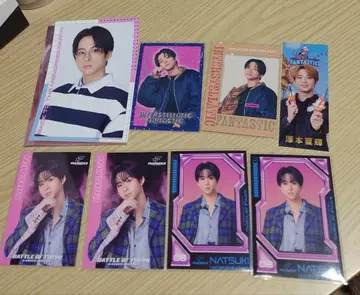 FANTASTICS 사와모토 나츠키 포토 카드, 브로마이드, 스티커