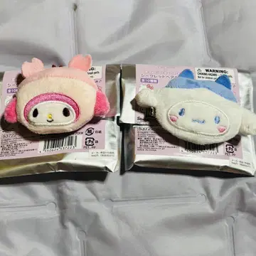 치이카와 산리오 시크릿 헤어 클립 2개 세트