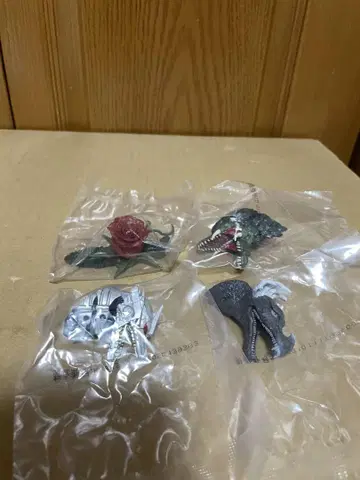 고질라 70주년 기념 몬스터 헤드 마그넷 4개 세트