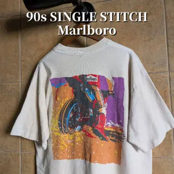 90s Marlboro 말보로 말보로 티셔츠 싱글 스티치