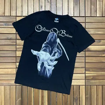 새상품급 Children Of Bodom 크루넥 반팔 티셔츠 밴티