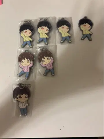 KPOP 캐릭터 키링 세트