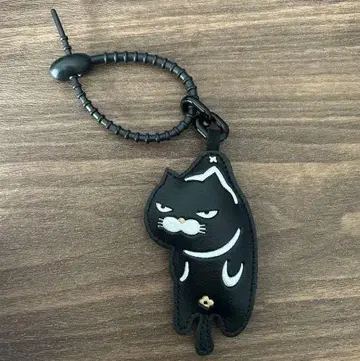 GF 검은 고양이 디자인 키링 스트랩 포함