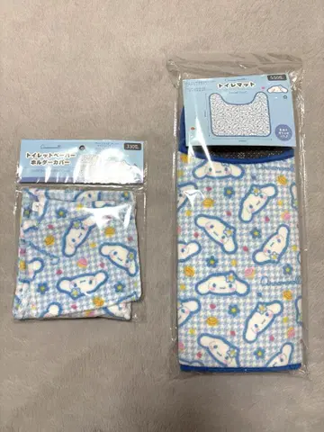 시나몬 카오하나 산리오 왓츠 화장실 매트 화장지 홀더
