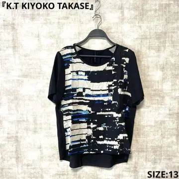 빅 사이즈 일본제 [K.T KIYOKO TAKASE] 절개 티셔츠 13
