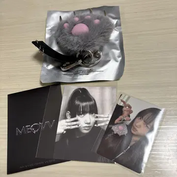 MEOVV 미아오 JELLY PAW 키링 트레이딩 카드 스윙