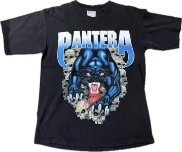 PANTERA 팬테라 빈티지 티셔츠 블랙 팬서