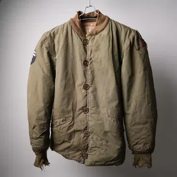 실물 40s M-43 파일 라이너 자켓 WW2 미군 US Army