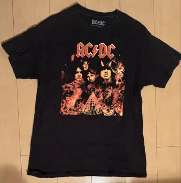 ACDC 밴딩 티셔츠 구제 의류