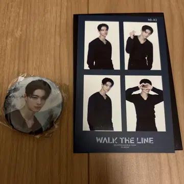 ENHYPEN WALK THE LINE 포토 카드 & 캔뱃지 니키
