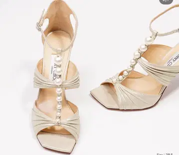 JIMMY CHOO 웨딩 신발 36.5 펄 브라이덜