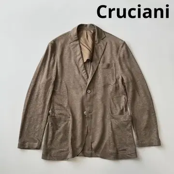 Cruciani 크루치아니 린넨 저지 니트 자켓 싱글