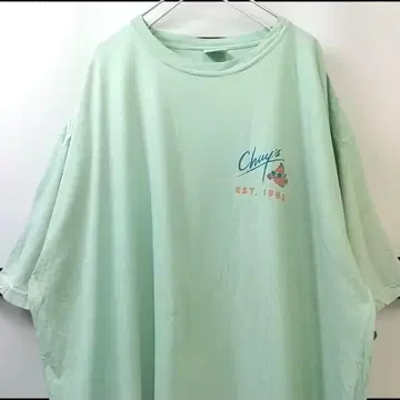 COMFORTCOLORS CHUY'S 빅 사이즈 티셔츠 2XL 구제 의류