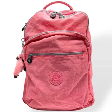컨디션 최상 Kipling 키플링 백팩 데이팩 핑크 나일론