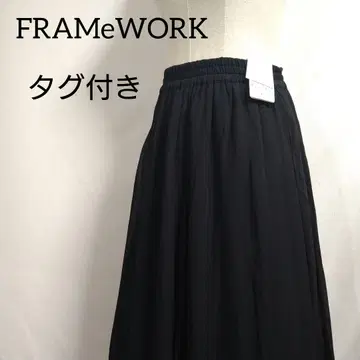 [택 포함 미사용] 프레임워크 롱 스커트