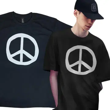 M 블랙 새상품 PEACE 피스 페이드 70 빈티지