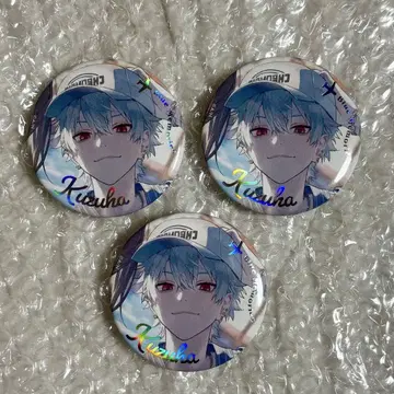 ChroNoiR Blue memories 랜덤 오로라 캔뱃지 쿠츠하