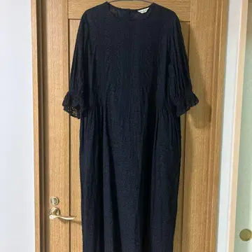 레이스 패치워크 원피스