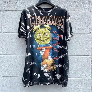 USED Metallica 타이다이 티셔츠