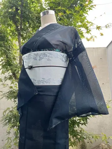 여름 기모노 사코몬 기모노