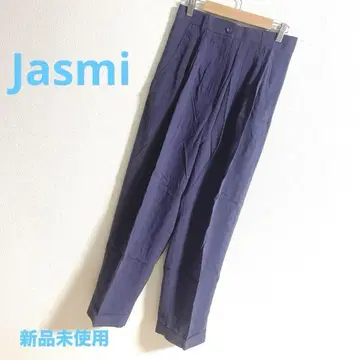 Jasmi 실크 팬츠 퍼플 M 실크 스트레이트 경량
