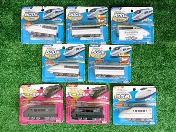 다이소 DAISO 쁘띠 기차 시리즈 500계 신칸센 릴레이 제비 세트