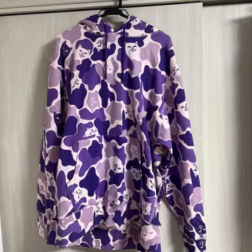 RIPNDIP XL 후드 부착 고양이 후드티