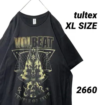 VOLBEAT 볼비트 밴드 티셔츠 XL 스컬 굿 디자인
