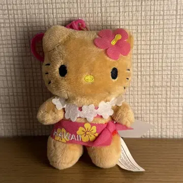 헬로키티 하와이 한정판 봉제 인형 키링