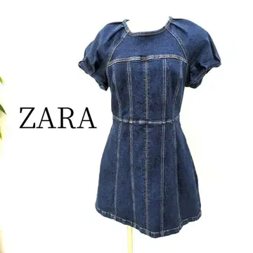 ZARA 자라 스트레치 데님 원피스 인디고