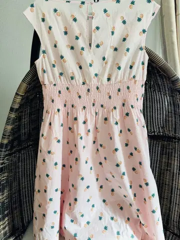 kate spade A 라인 파인애플 핑크 원피스 원피스