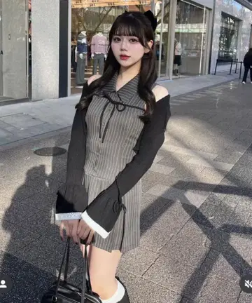 OLIVE des OLIVE YUI 기획 원피스와 볼레로 세트