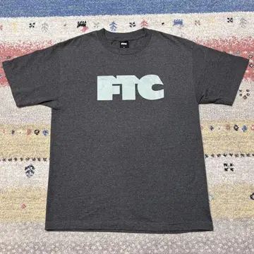 FTC 로고 티셔츠 USA제 구제 의류 스케이트보드 M 사이즈