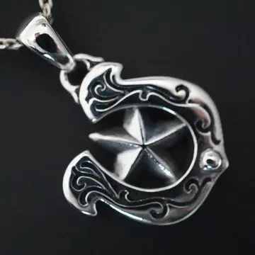 Silver925 목걸이 펜던트 호슈 슈 스크런치 말굽 별 선물
