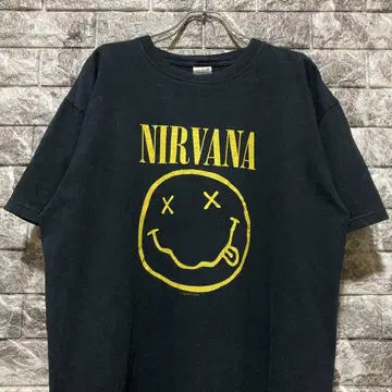 NIRVANA SMILE 티셔츠 L 00s 닐바나 커트 코베인