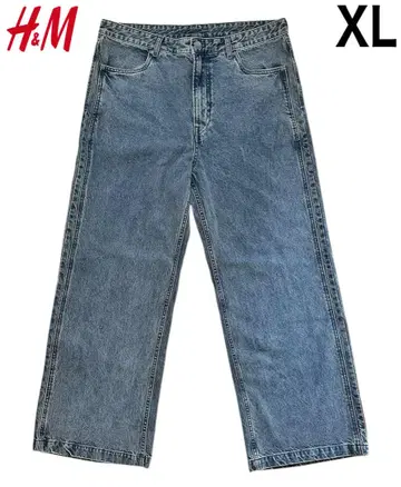 새상품 H&M 와이드 데님 배기 데님 XL