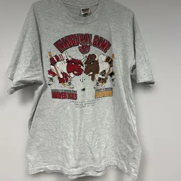 90년대 USA제 칼리지 팀 아트 동물 XL