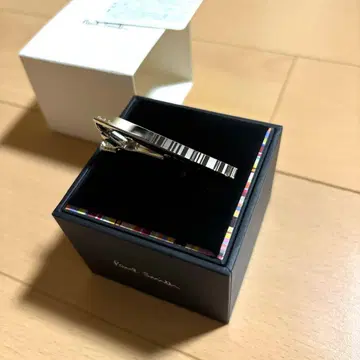 폴스미스 넥타이핀 미사용 새상품 섀도우 스트라이프