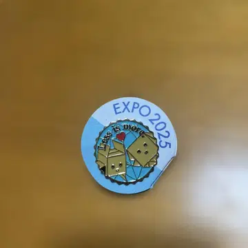 블루 오션 돔 핀 배지 RENGO EXPO2025 만국 박람회