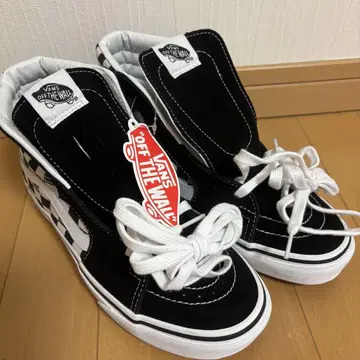 VANS 슬립온 블랙/화이트 체커