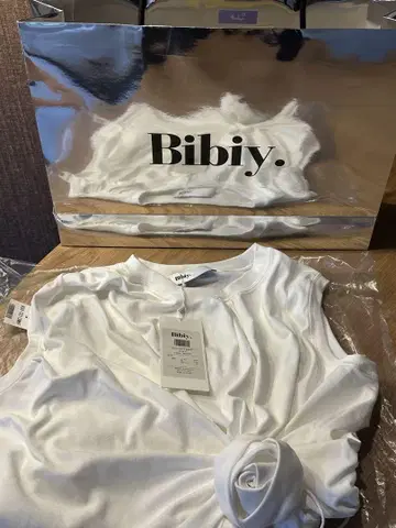Bibiy 슬리브리스 탑 원피스