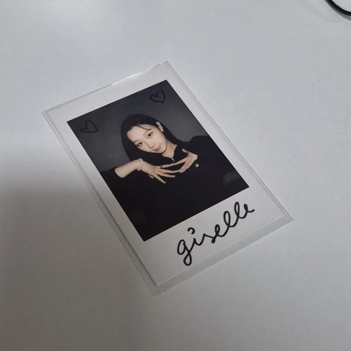 Aespa Girls Yizhiyu Giselle Signed Pola KMS Photocard Limited Edition Han Rina Winter